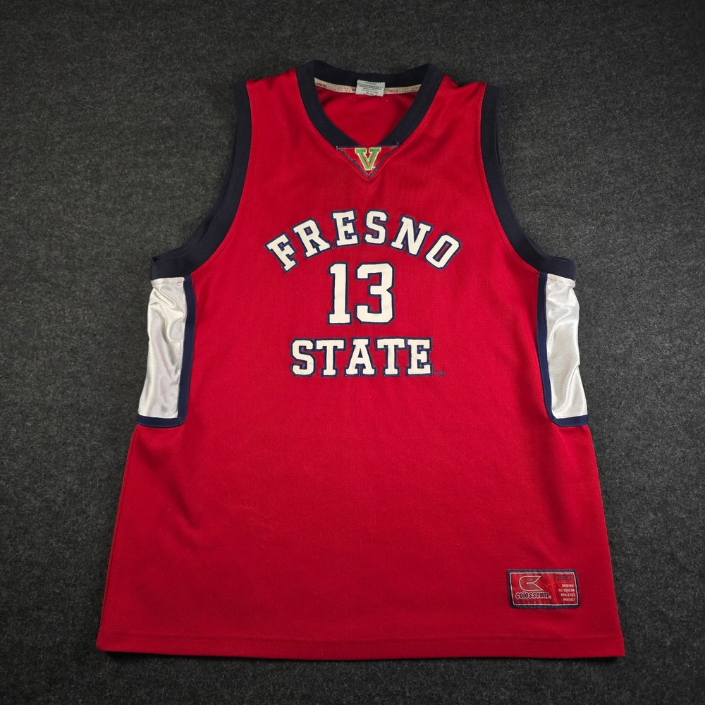 Colosseum Basketball Jersey Fresno State Bulldogs #13 XL Adult NCAA Men's XL